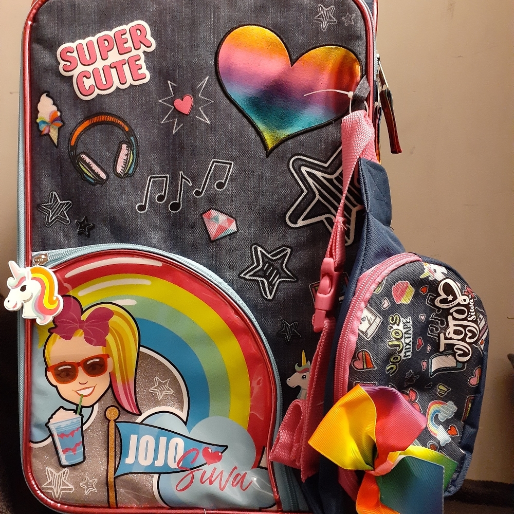 Jojo siwa rolling suitcase